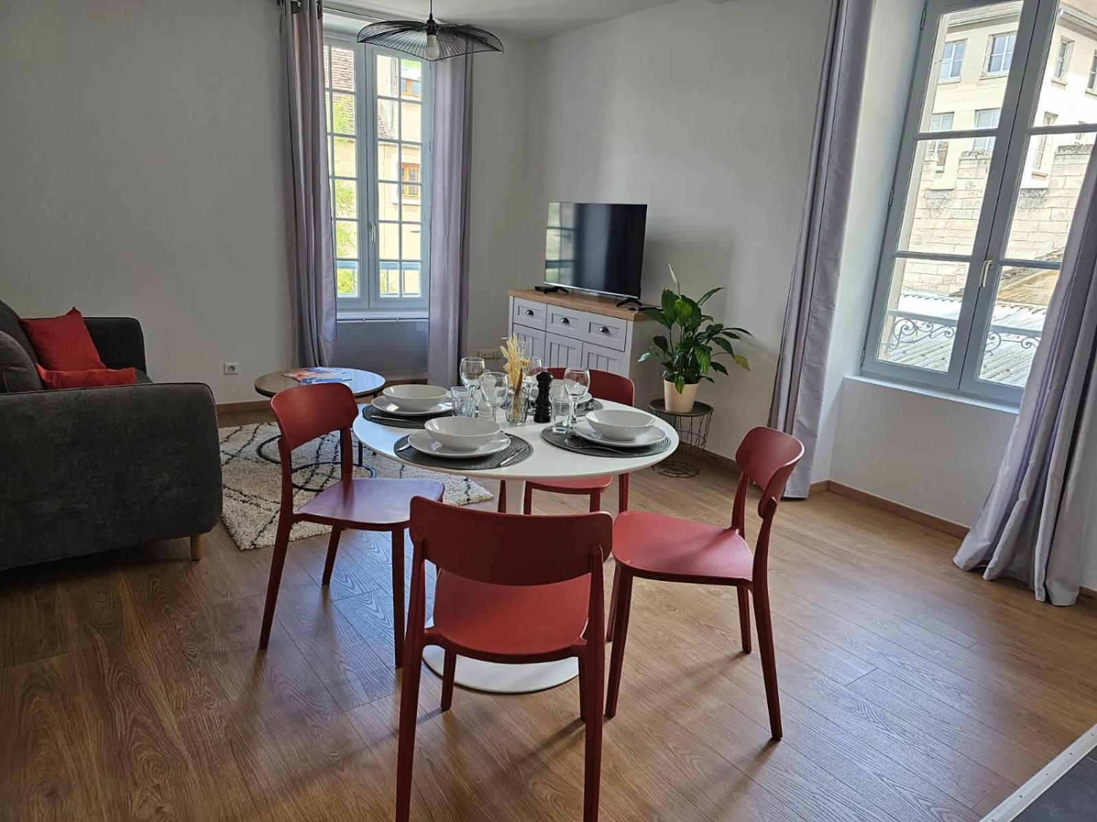 Appartamento Aux'Cerfs - A Deux Pas De L'Abbaye Auxerre Esterno foto